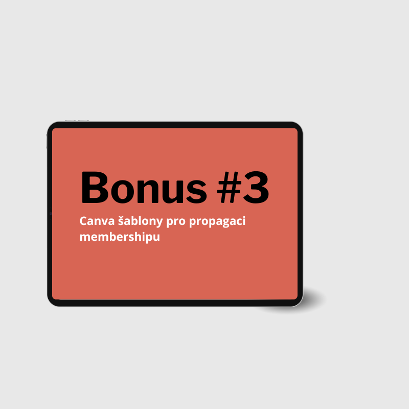 Membership Lab - bonus 3