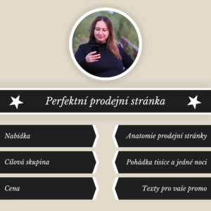 BootCamp Perfektní prodejní stránka